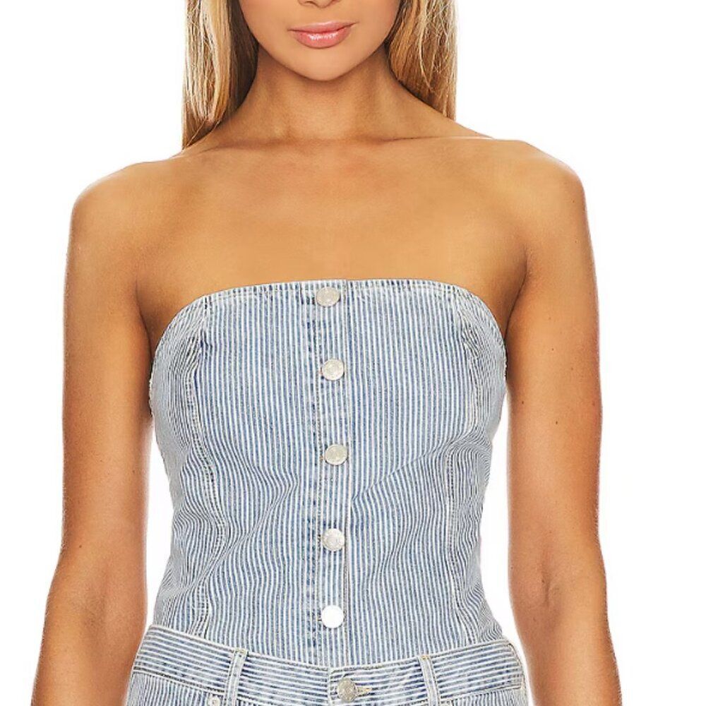 Ena Pelly Diana Denim Bustier